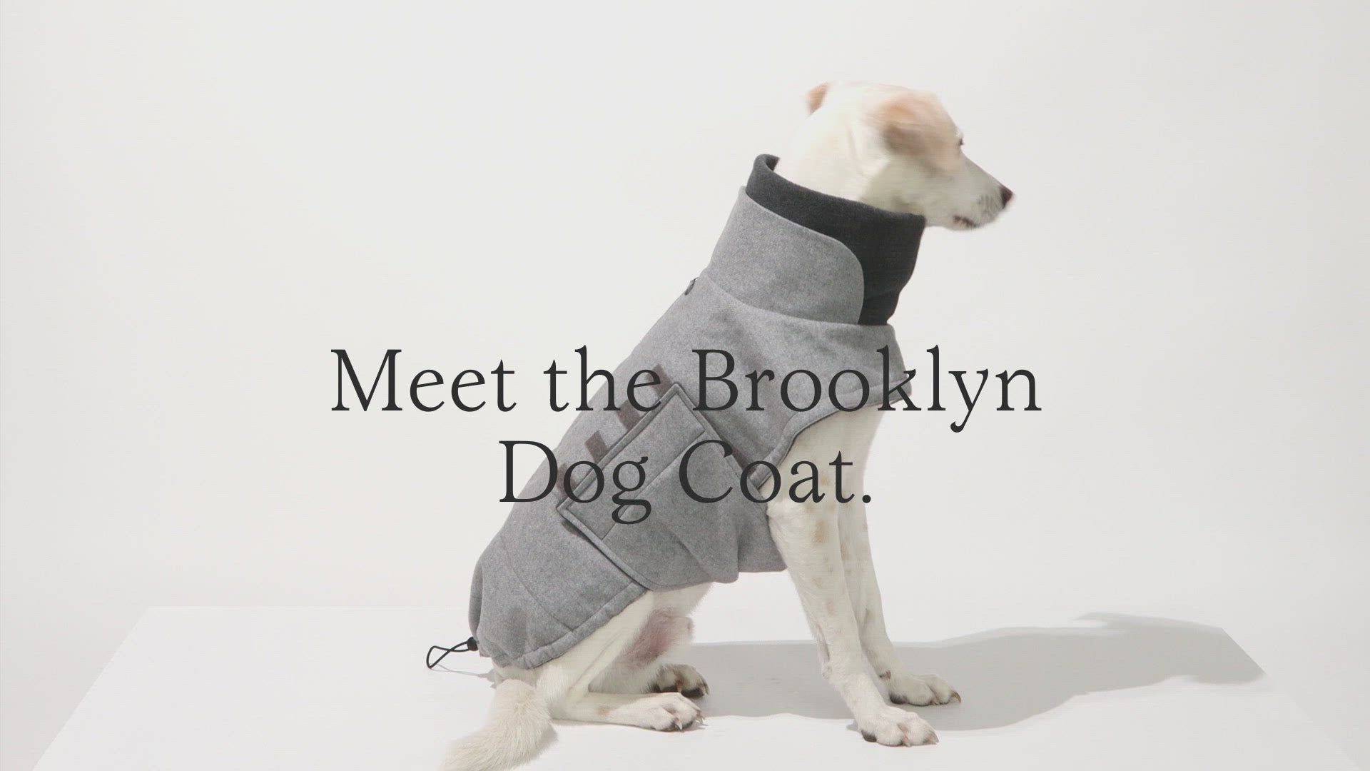 Cloud7 Hundefrakke Brooklyn Flannel Grey