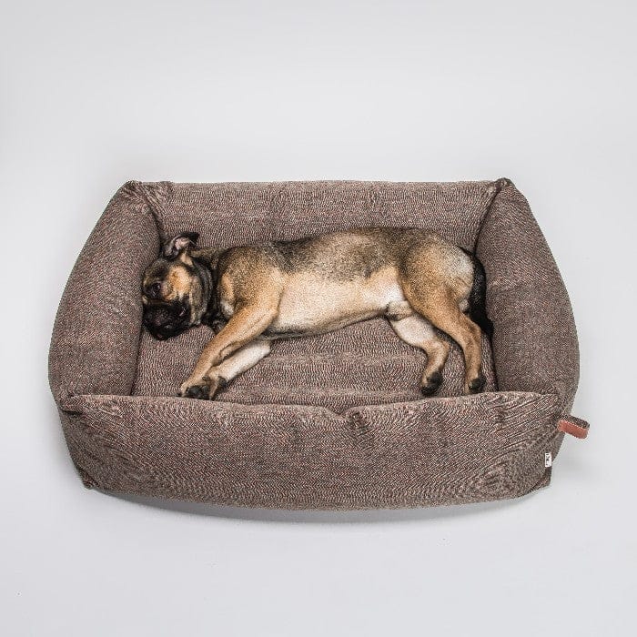 cloud7 hundeseng sleepy deluxe herringbone brun