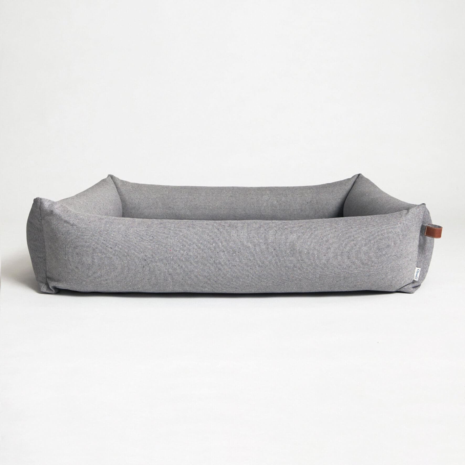 cloud7 hundeseng sleepy deluxe, økologisk, tweed grey large