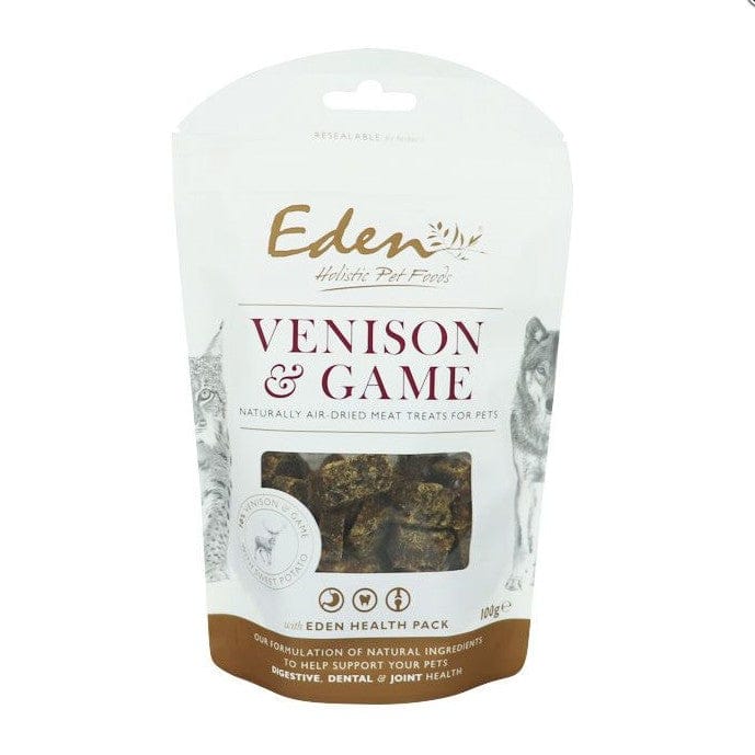 eden treat venison & game - snacks til hund og kat