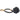 hundelegetøj bold sort med håndtag small - 22cm
