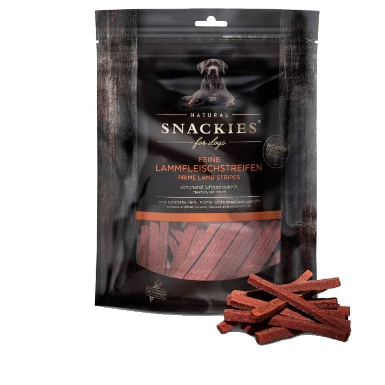 hundesnacks lammestrimler lufttørret 170 g