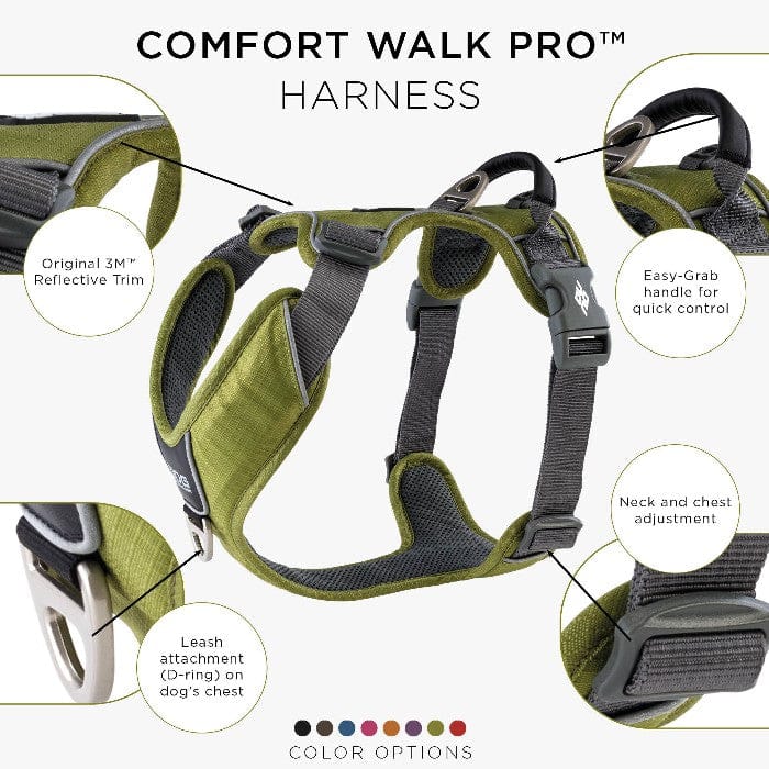 hundesele dogcopehagen comfort walk pro™ sele hunting green