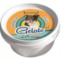 hundesnacks gelato is med appelsin & kiwi