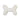cloud7 hundelegetøj bone white plush small