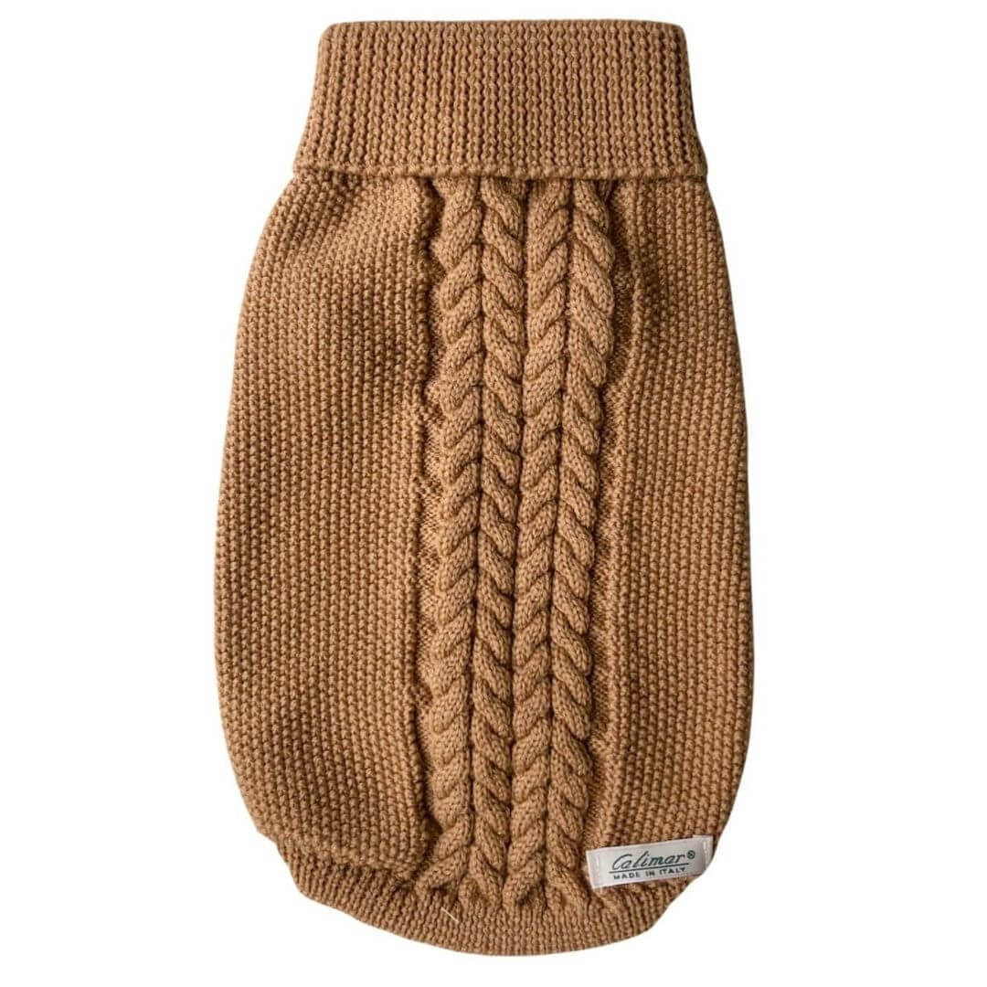 calimar hunde sweater lys brun